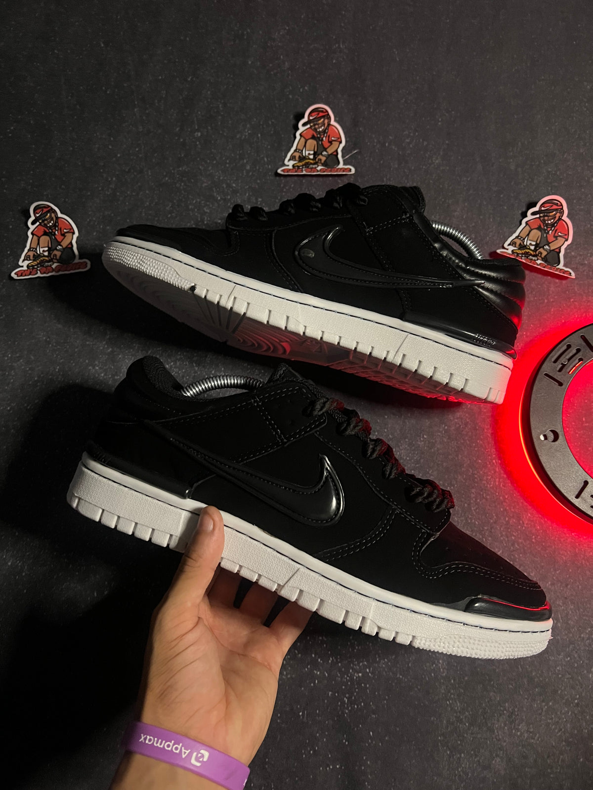 Tênis Dunk SB Twist - Preto