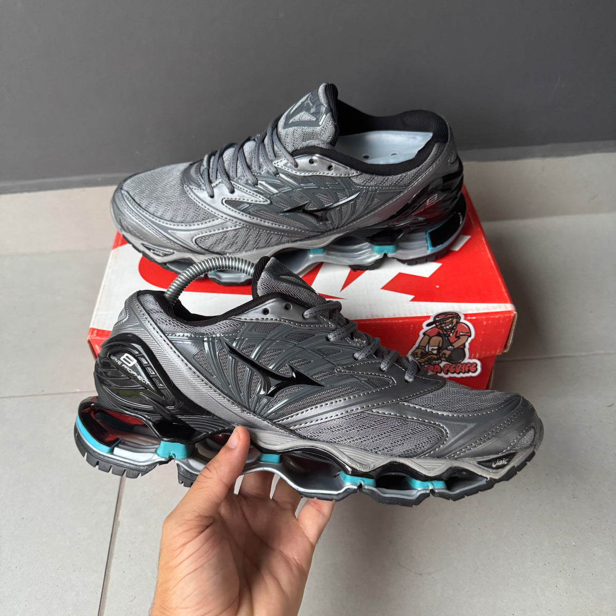 Mizuno Wave Prophecy 8 “Cinza/Azul”