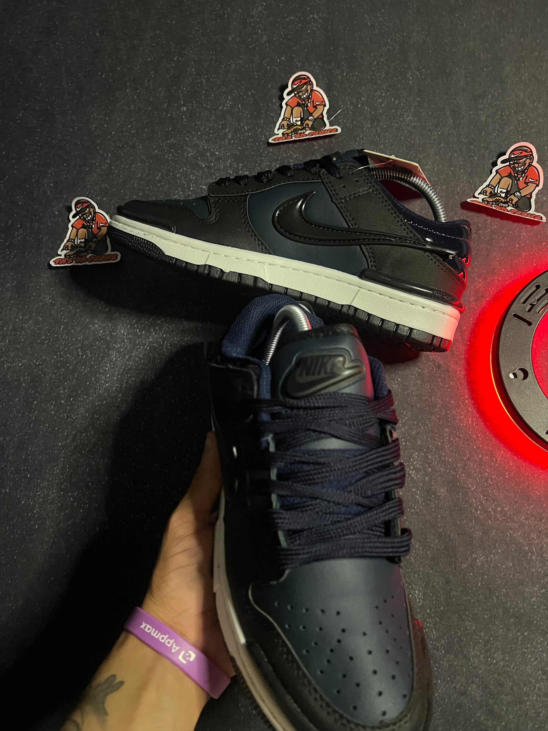 Tênis Dunk SB Twist - Azul escuro