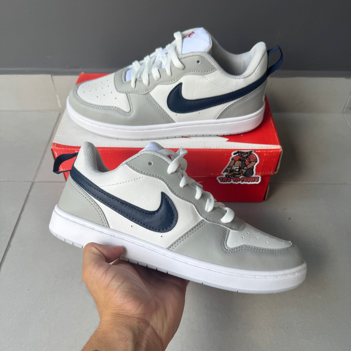 Tênis Borough - Cinza/Azul