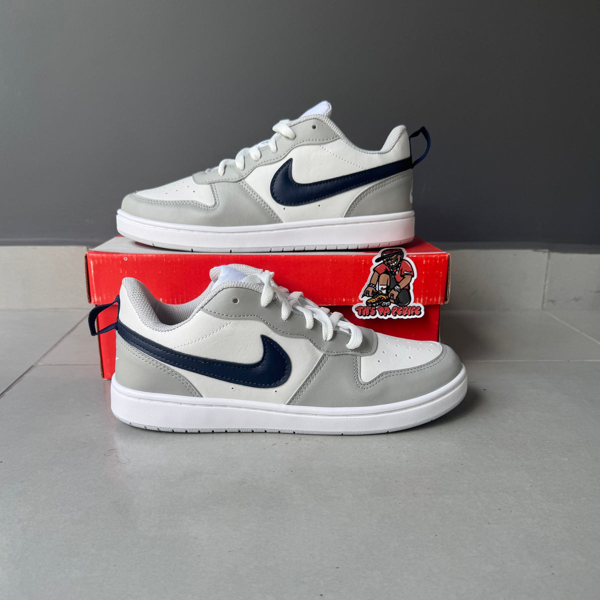 Tênis Borough - Cinza/Azul